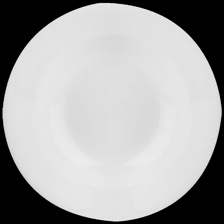 Claycraft Ceramic Basic Soup Plate - Plain White