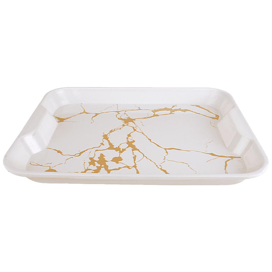 DP Lorex Serving Tray Set - White Marble