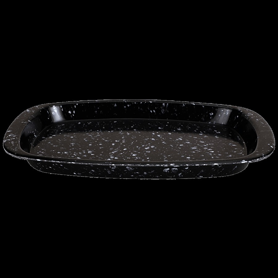 DP Tashtari Snack Tray - Black Dot