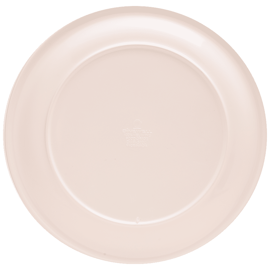 Dinewell Round Dinner Plate - White