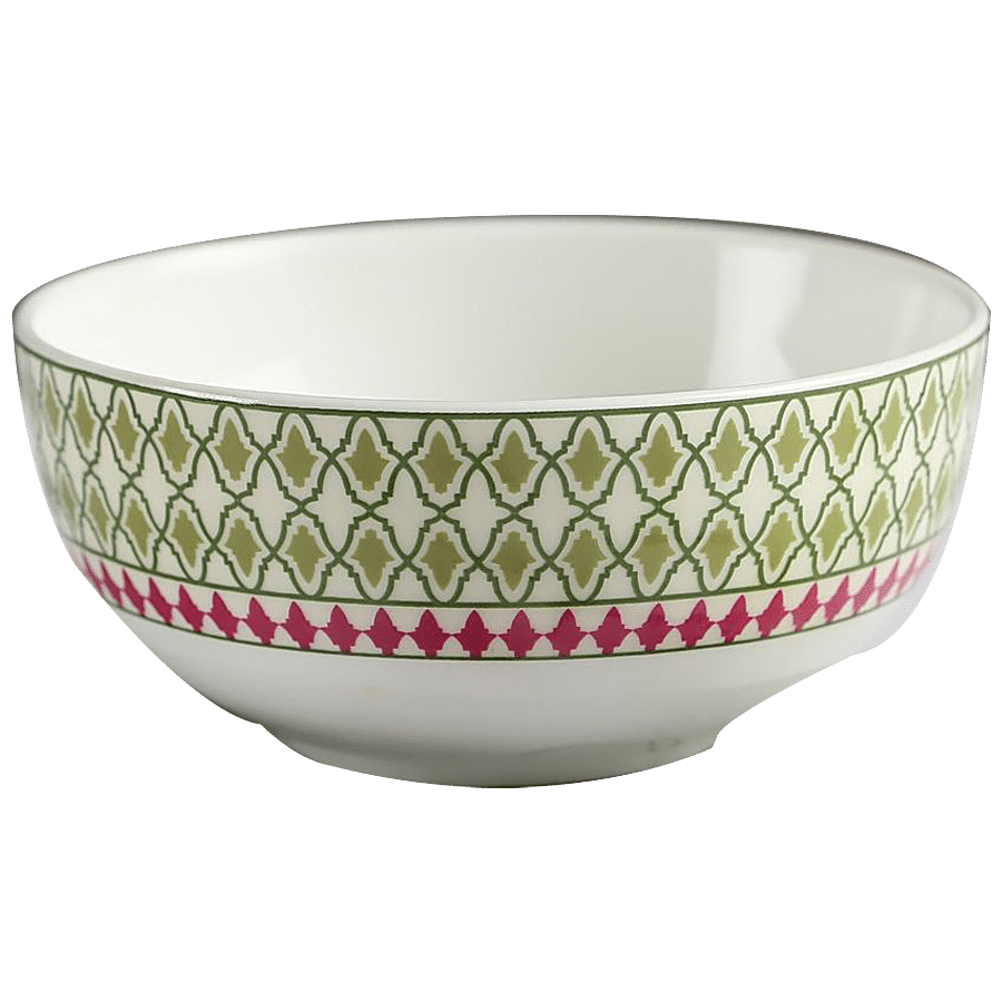 India Circus Ceramic Katori/Bowl - Rose Mallow Moscheutos