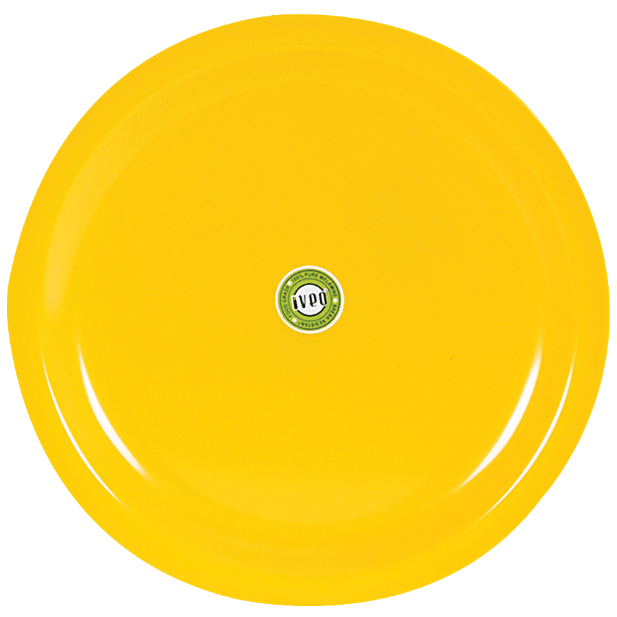 Iveo  100% Melamine Full Plate 10.5" - Yellow