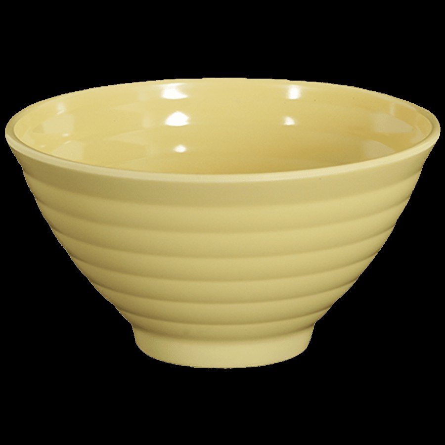 Iveo  100% Melamine Popcorn Bowl - Yellow