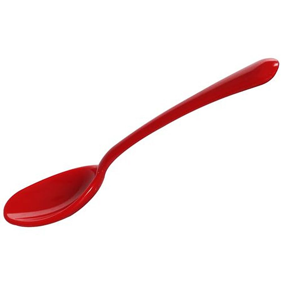 Iveo  100% Melamine Tea Spoon Set - Red