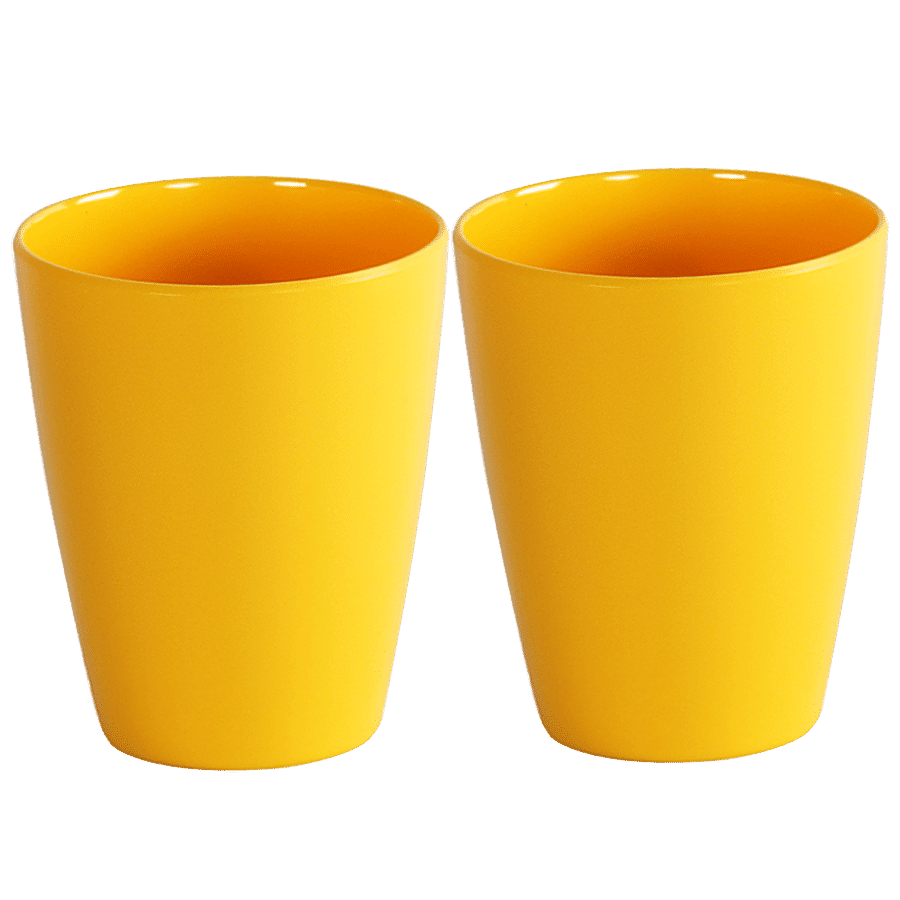 Iveo  100% Melamine Tumbler Set - Yellow