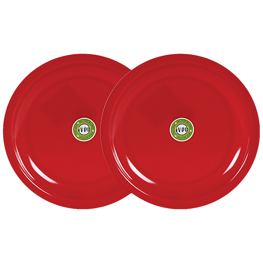 Iveo  Full Plate 11" -100% Melamine - Red