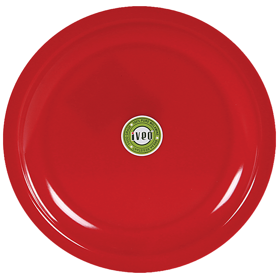 Iveo  Full Plate 11" - 100% Melamine - Red