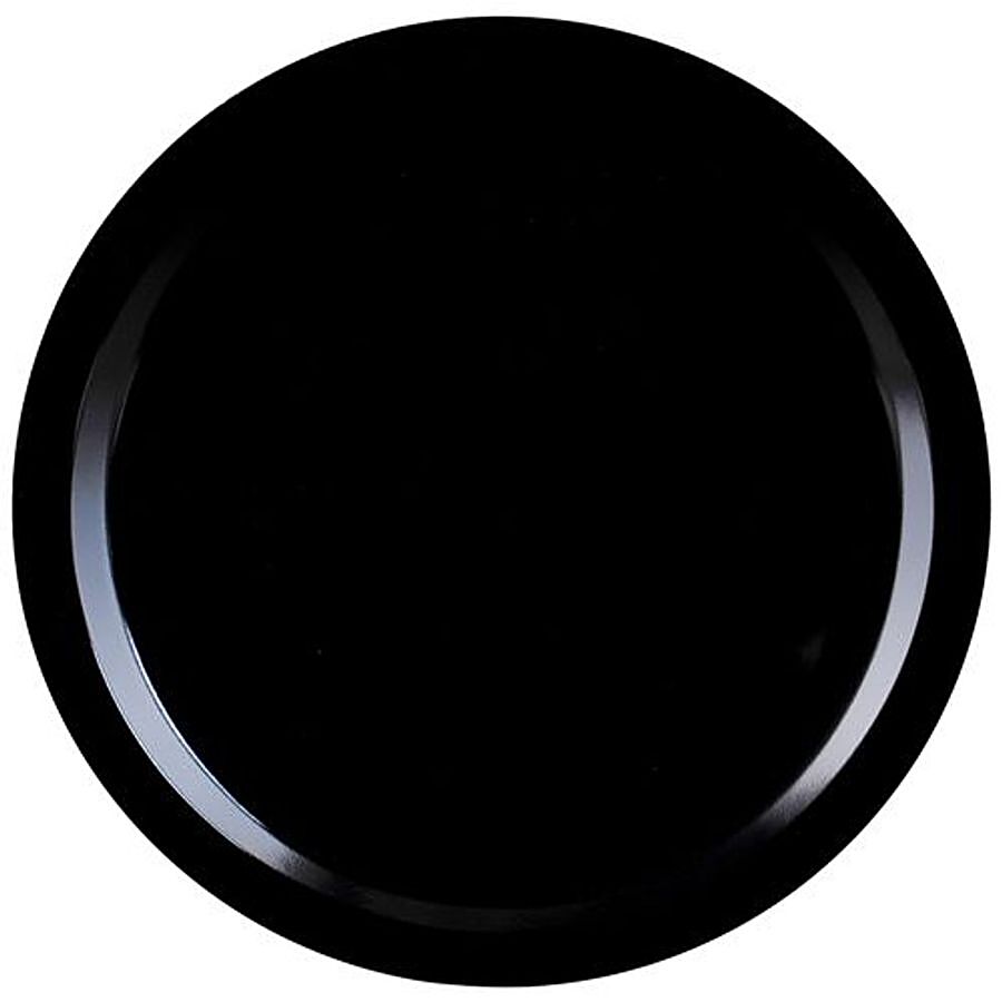 Iveo  Quarter/Half plate - 100% melamine - Black