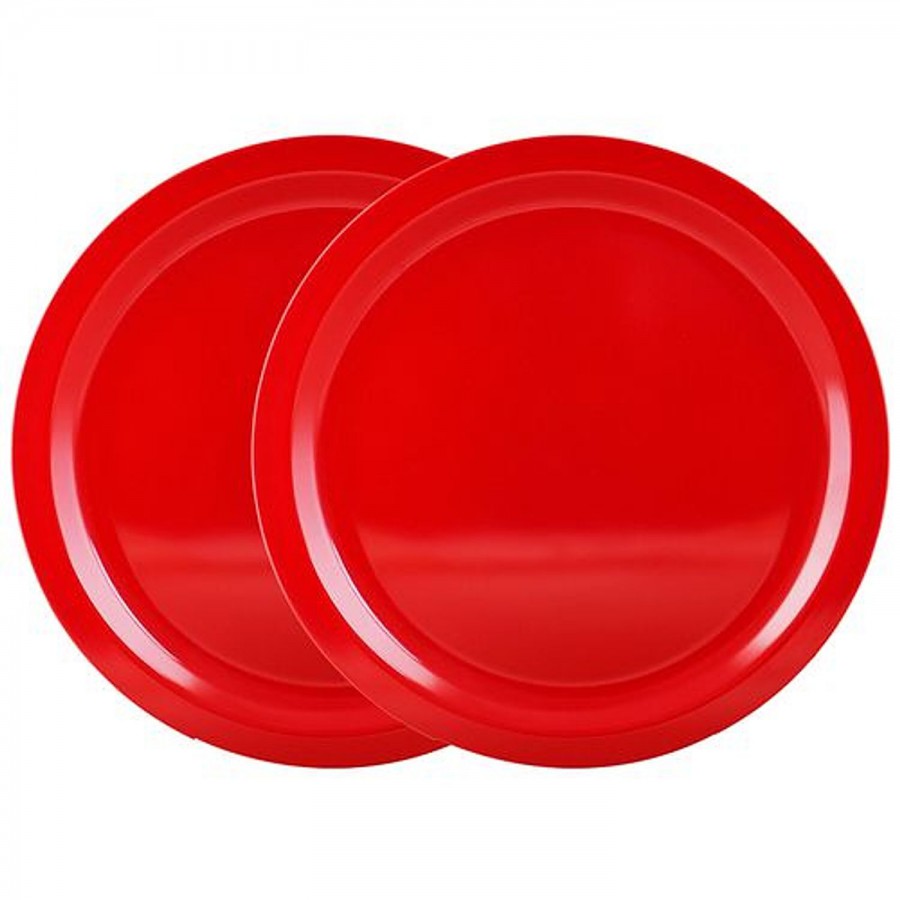 Iveo  Quarter/Half plate - 100% melamine - Red