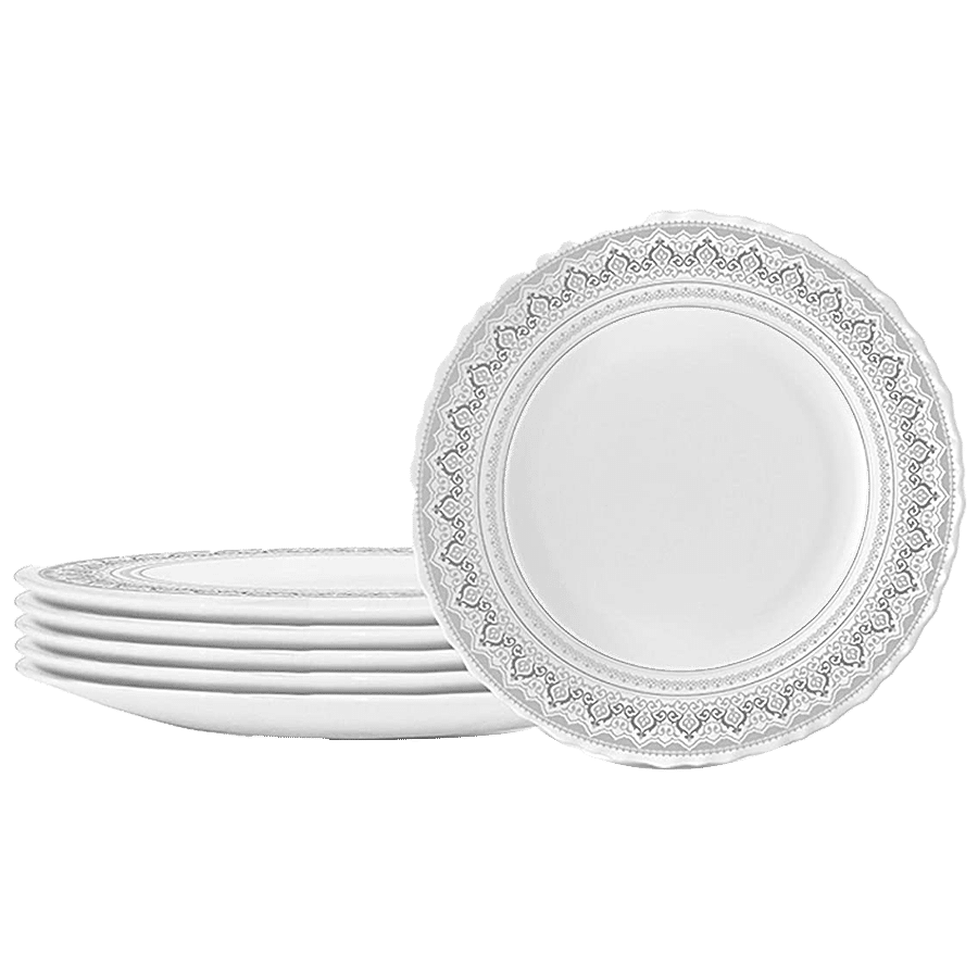 Larah by Borosil Full Plates Set - Classic