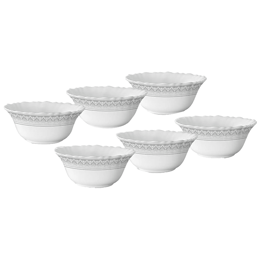 Larah by Borosil Veg Bowl Set - Classic