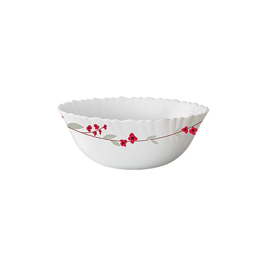 Larah by Borosil Verona Applicable Opalware Pudding Set - White