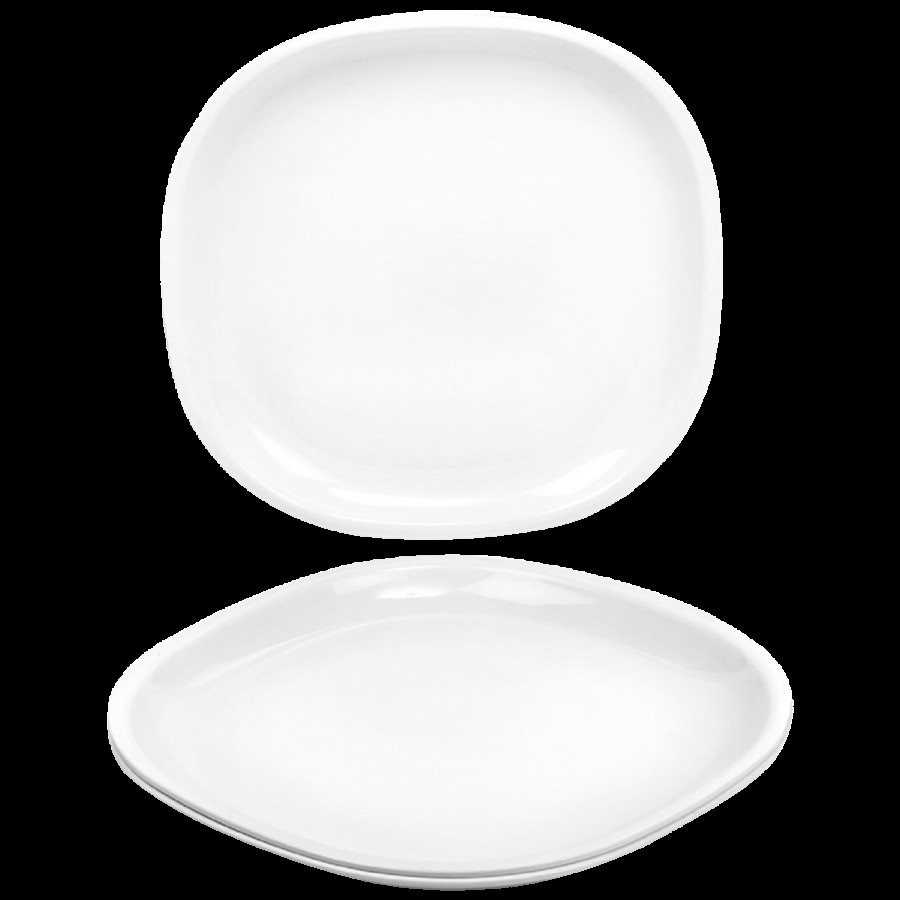 Signoraware Square Full Plate Set - White