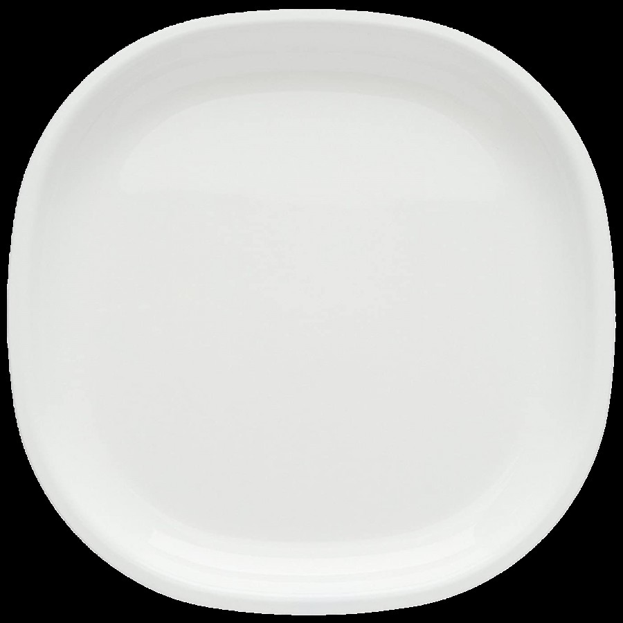 Signoraware Square Full Plate Set - White