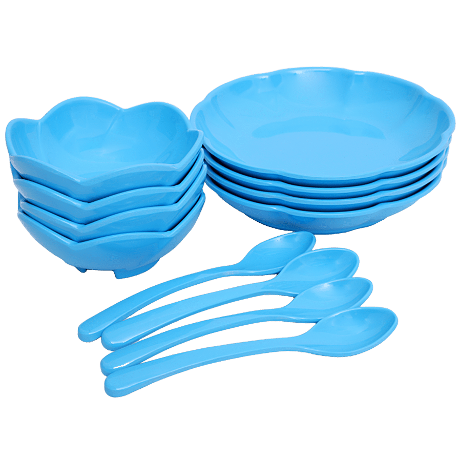 Superware Melamine Snack Set - Blue