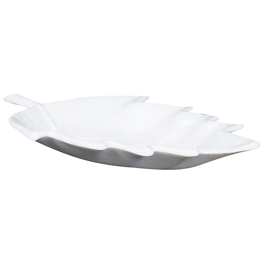 VC Mapple Leaf Shaped Serving Platter Plate - Lightweight