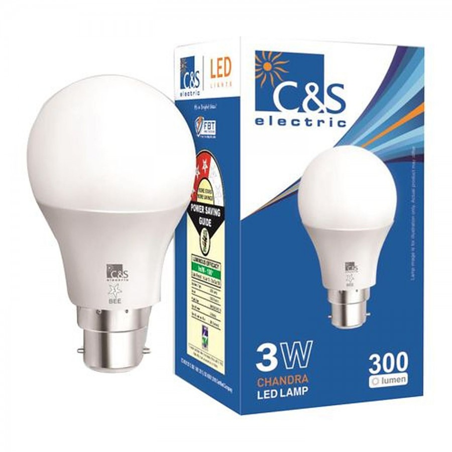 C&S Electric Chandra LED Lamp - Cool Daylight White