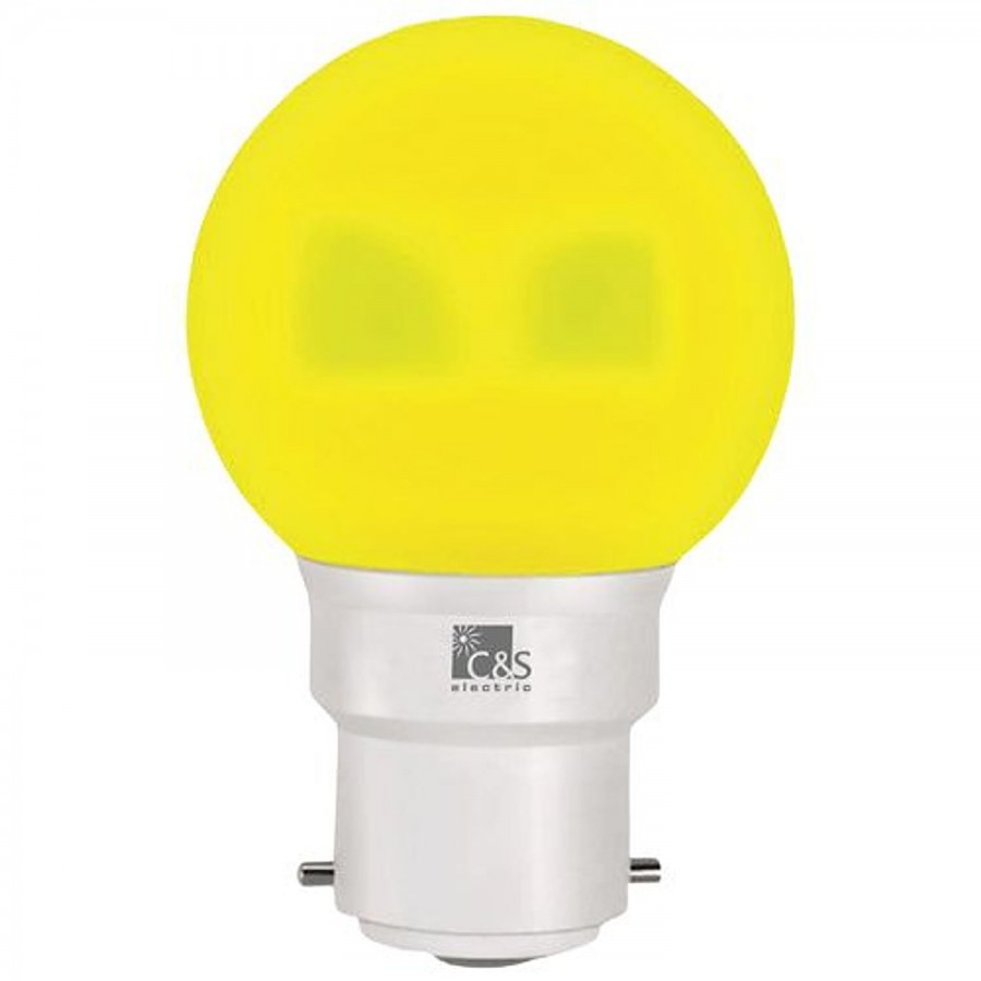 C&S Electric LED Bulb - Yellow