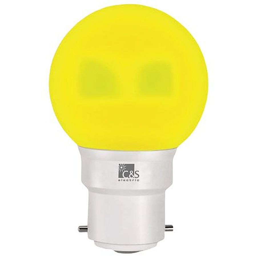 C&S Electric LED Bulb - Yellow