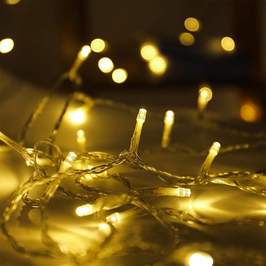 Desidiya Decorative String Fairy Pixel Rice Lights - 40 ft