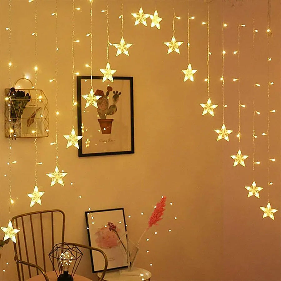 Desidiya Star Window String Lights - Energy Efficient