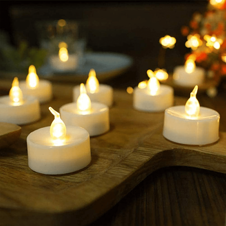 Desidiya Tea Light Candles - Flameless LED