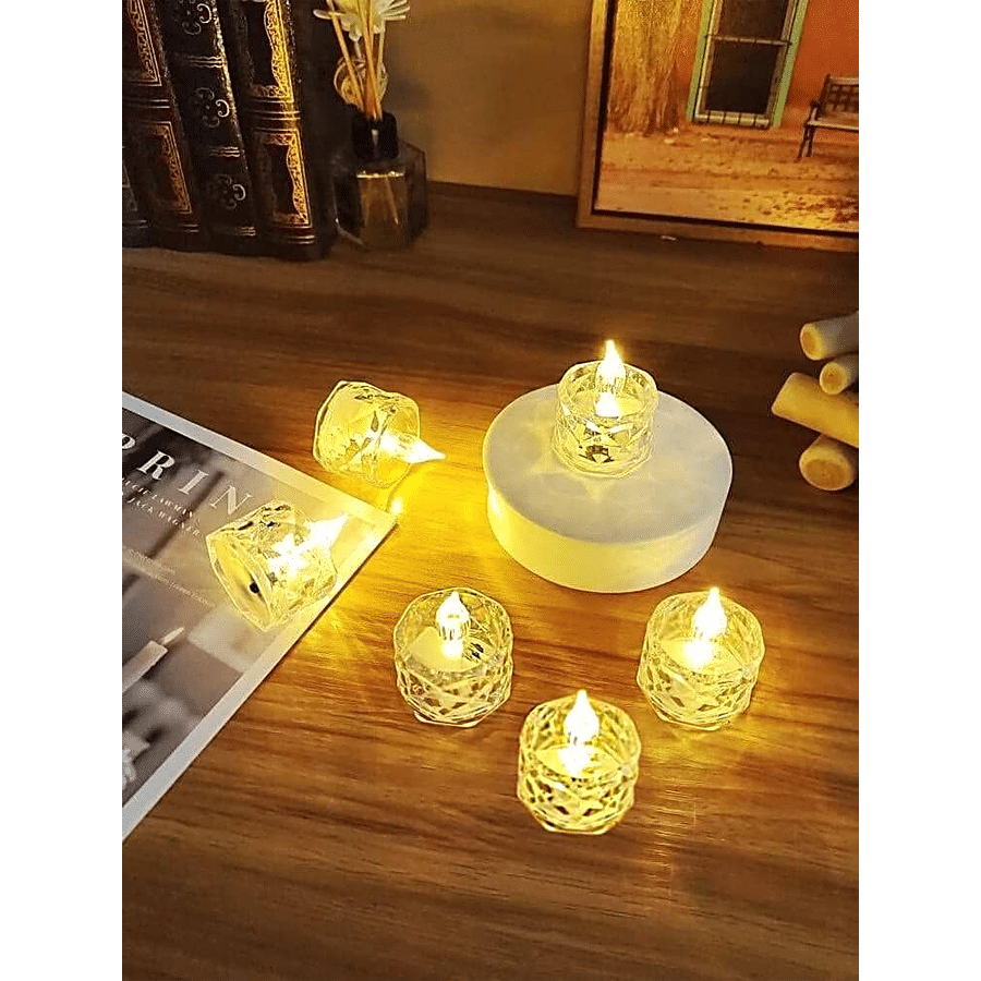 Desidiya Tea Light Candles - Flameless LED