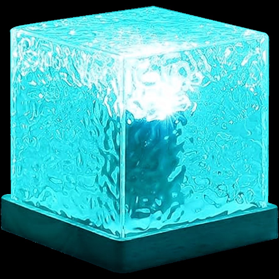 Desidiya Romantic 3D Water Wave Night Light Ocean Wave Projector Lights