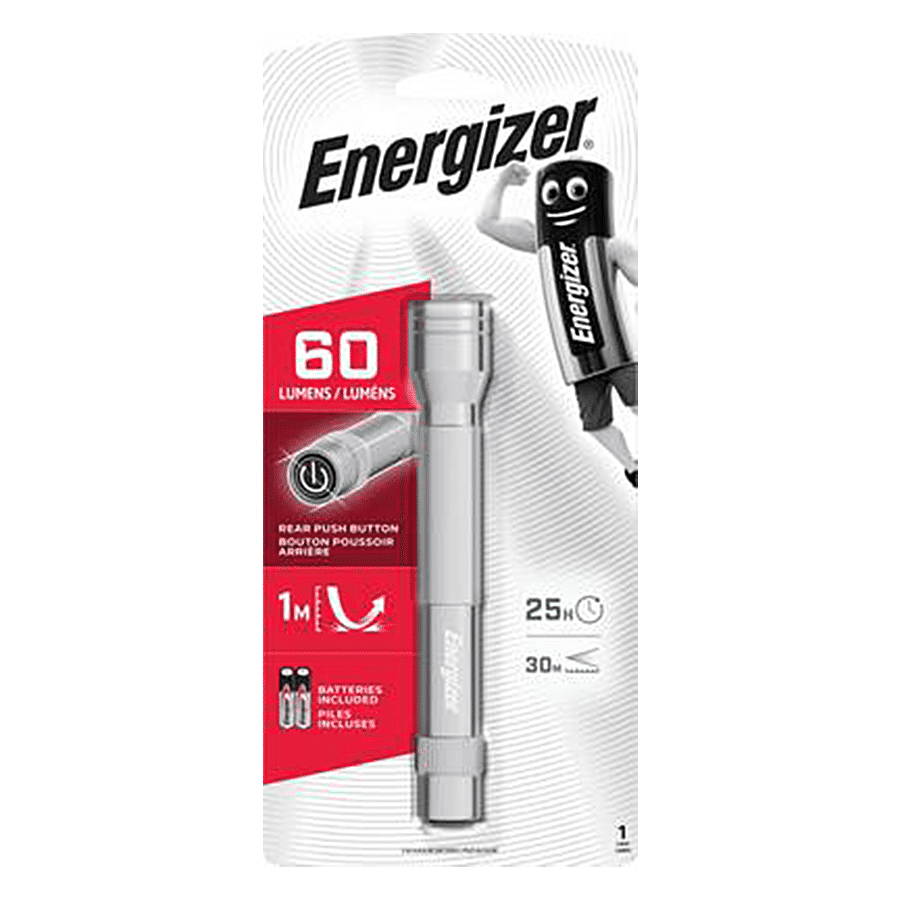 Energizer Metal Light LED Torch - Aluminium