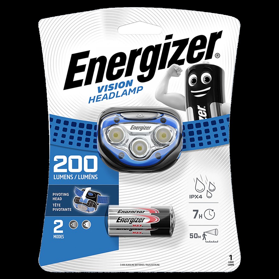 Energizer Vision Headlamp - Plastic