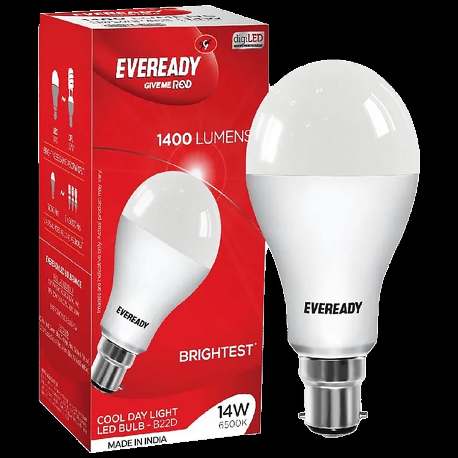 Eveready 14W & 9W LED Light Bulb - Long Life & Low Maintenance