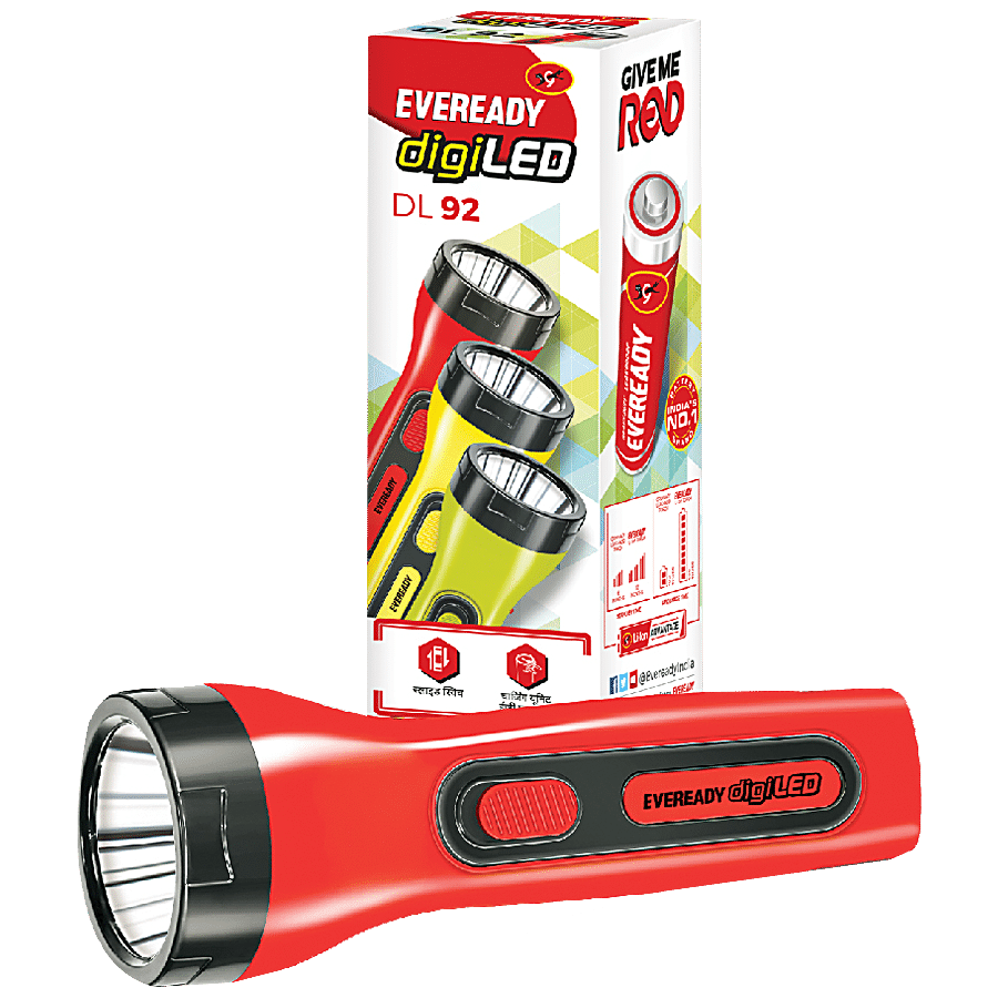 Eveready DigiLED Torch - Plastic