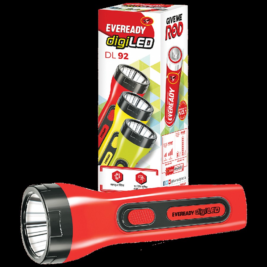 Eveready DigiLED Torch - Plastic