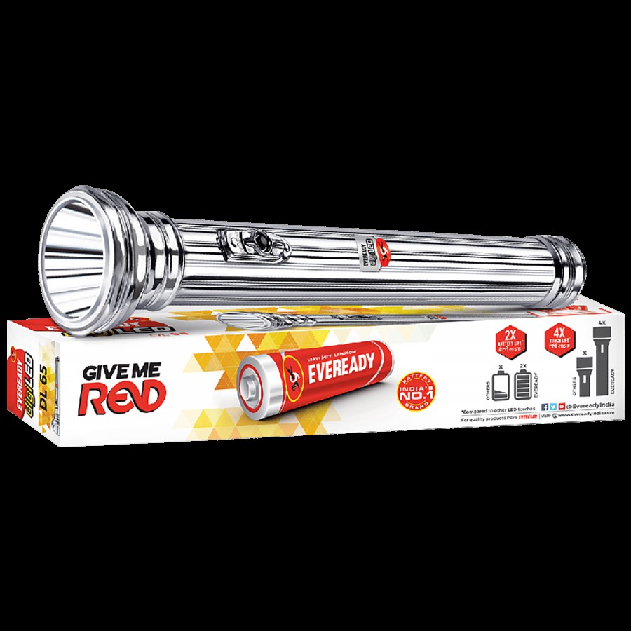 Eveready Jeevansathi Evergreen Brass & Aluminium Torch - DL65