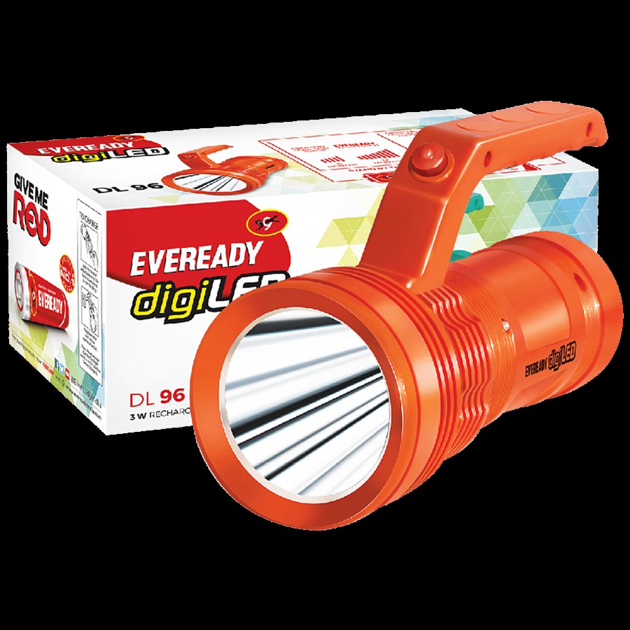 Eveready Marshal Rechargeable LED Torch - 3W