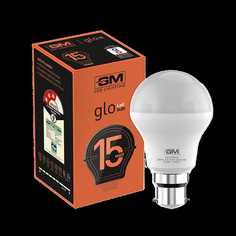 GM GLO 15 Watt LED Bulb - Energy Saving