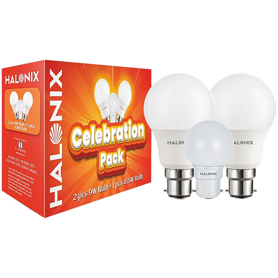 Halonix Celebration Pack LED Bulbs - Astron