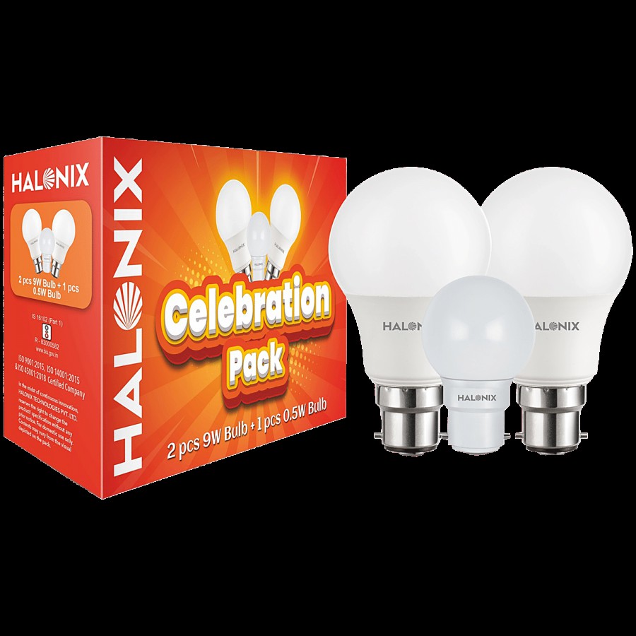 Halonix Celebration Pack LED Bulbs - Astron