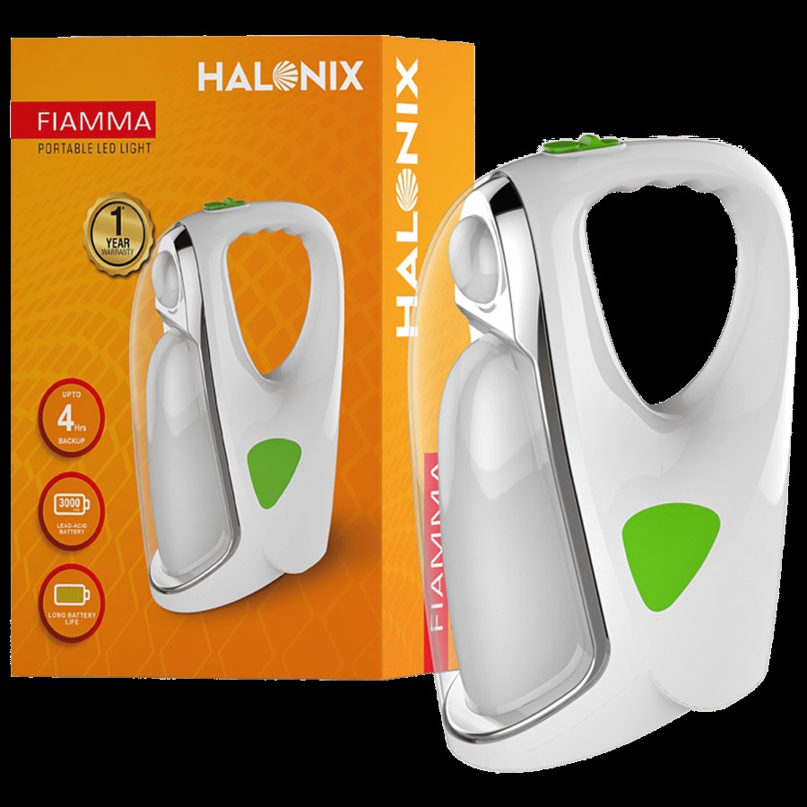 Halonix Fiamma Portable Rechargeable LED Emergency Light