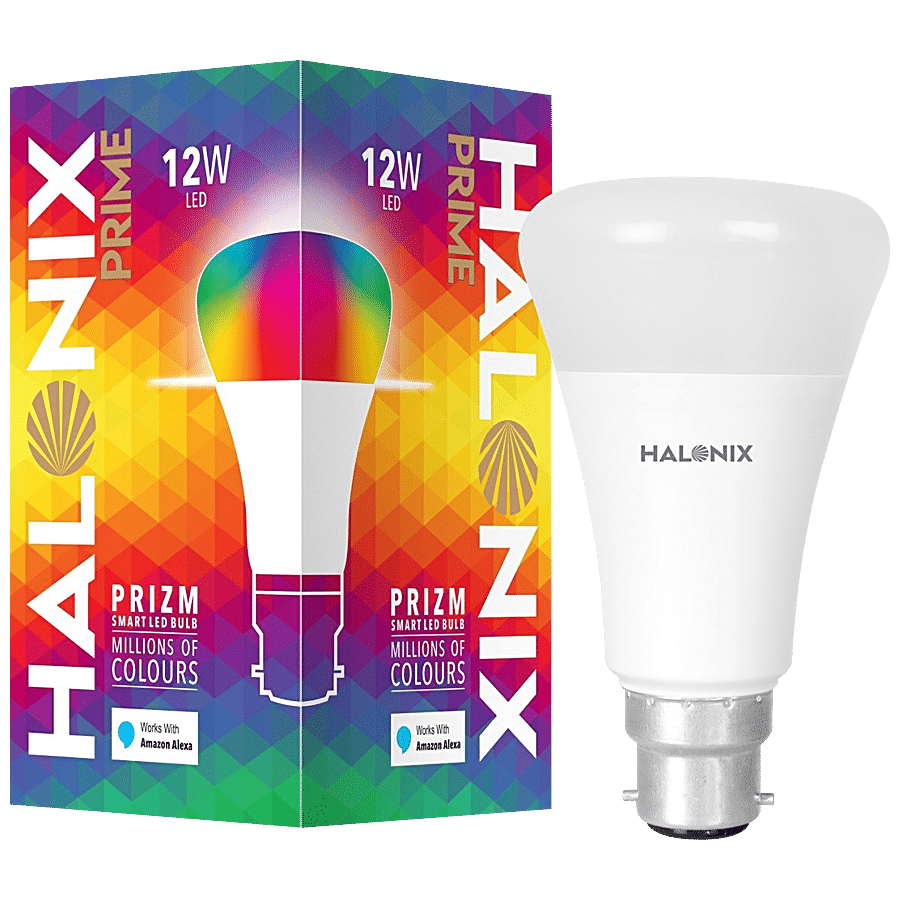 Halonix Wi-Fi Enabled Prizm Smart LED Bulb - 12W B22