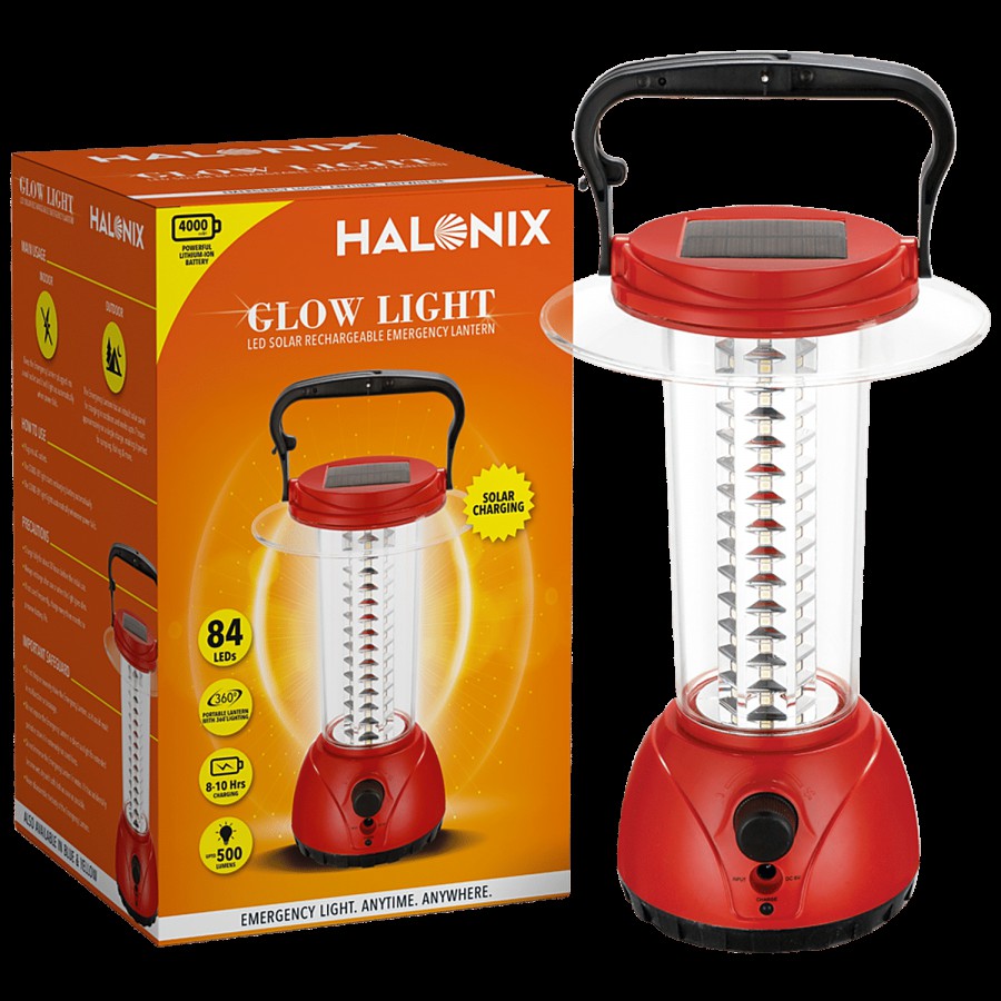 Halonix 84 LED Glow Light Rechargeable Emergency Lantern - 5W