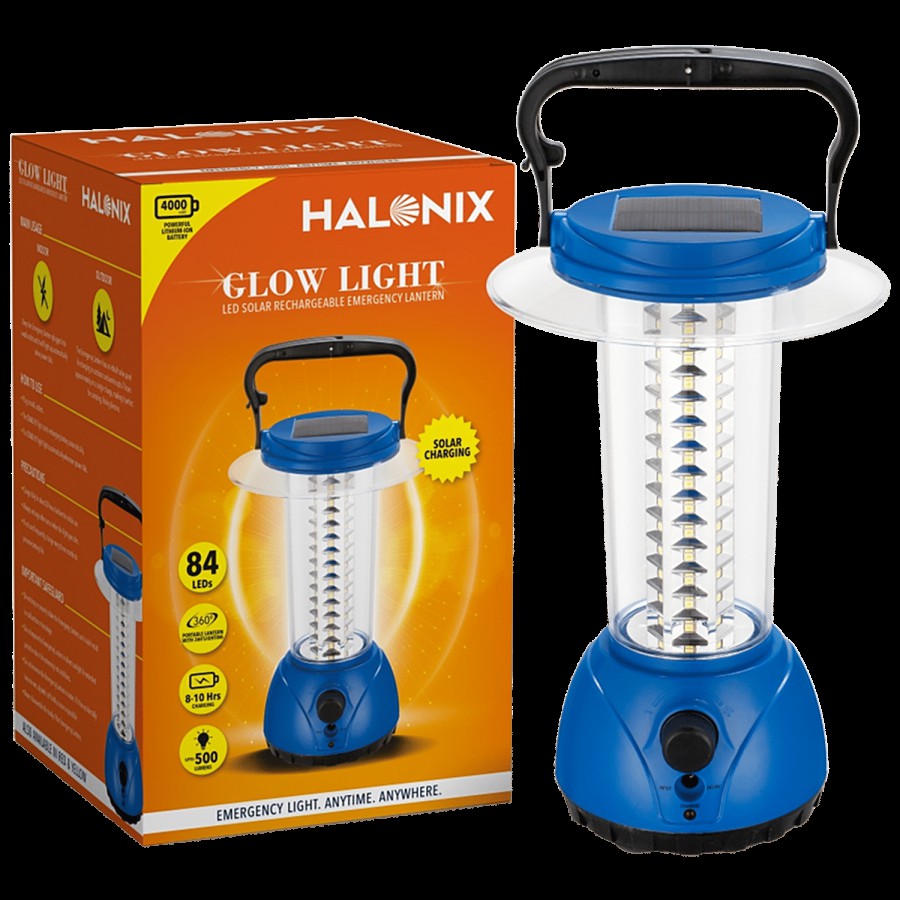 Halonix 84 LED Glow Light Rechargeable Emergency Lantern - 5W