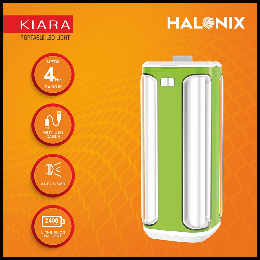 Halonix Kiara Portable Rechargeable LED Emergency Light