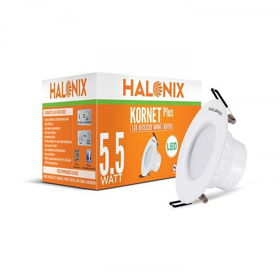 Halonix Kornet Plus LED Downlighters - Cool Daylight White