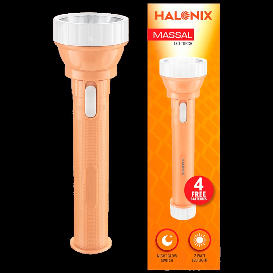 Halonix Massal LED Torch - Polycarbonate