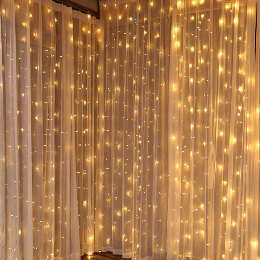 Lexton Curtain String LED Lights With 210 LEDs