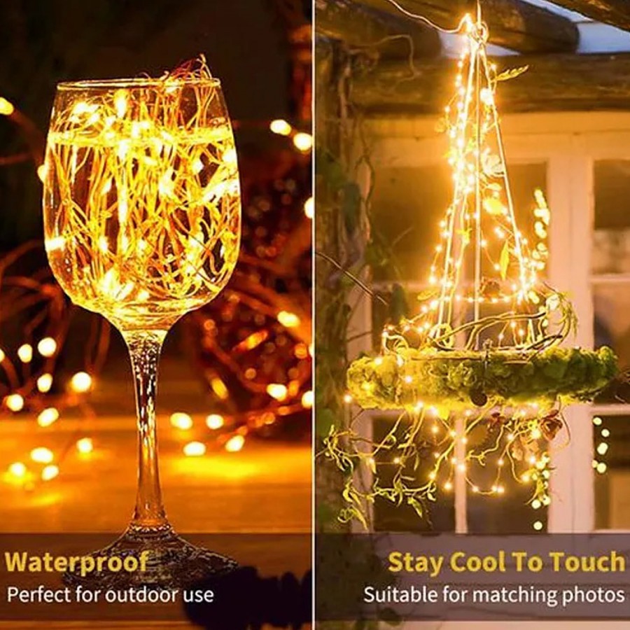 Lexton Decorative Party Light/Copper String LED Light - 10 m/100 LED