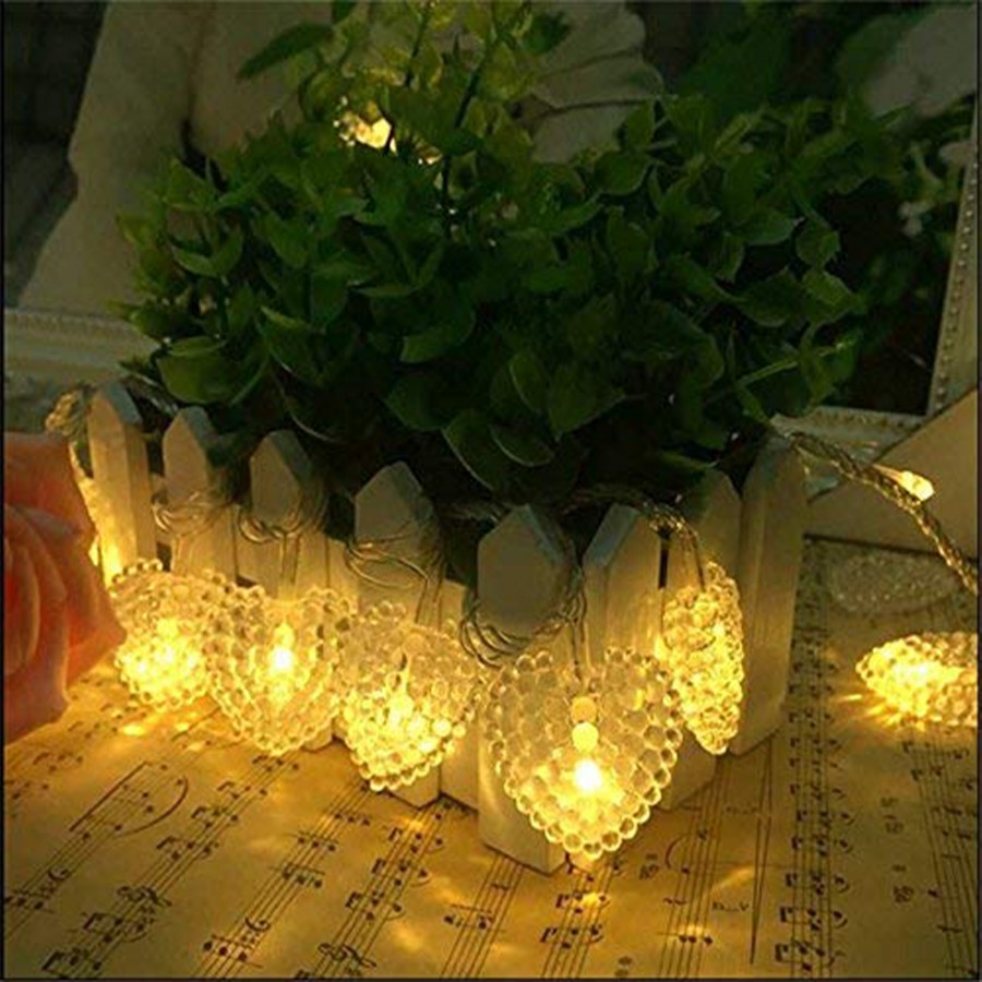 Lexton Heart Shaped String 20 LED Lights