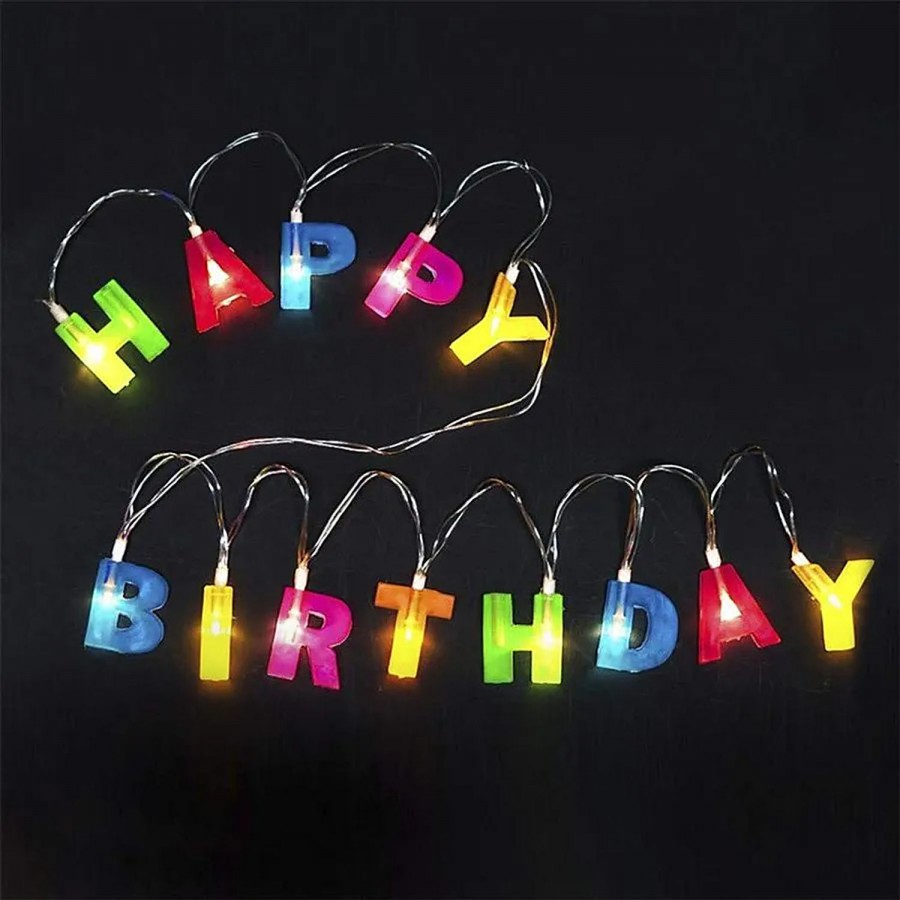 MANSAA 13 LEDs Happy Birthday Light - Lightweight