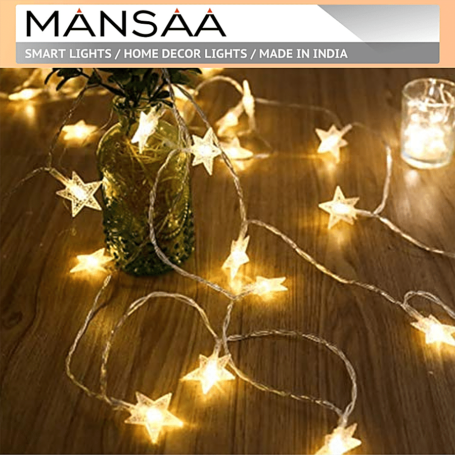 MANSAA 20 LED Star Lights For Celebrations